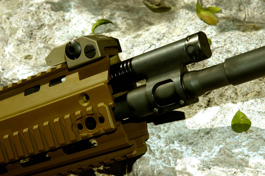 Remington ACR Bushmaster Semi Automatic Assault Rifles.