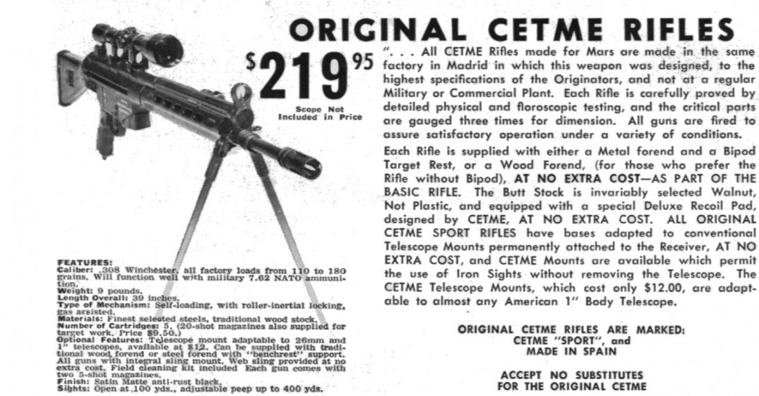 CETME RIFLE | SEMI AUTOMATIC ASSAULT RIFLE | HK 91 | HK G3