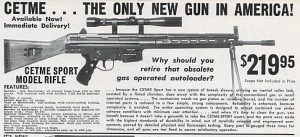 CETME Semi Automatic Assault Rifle Advertisement
