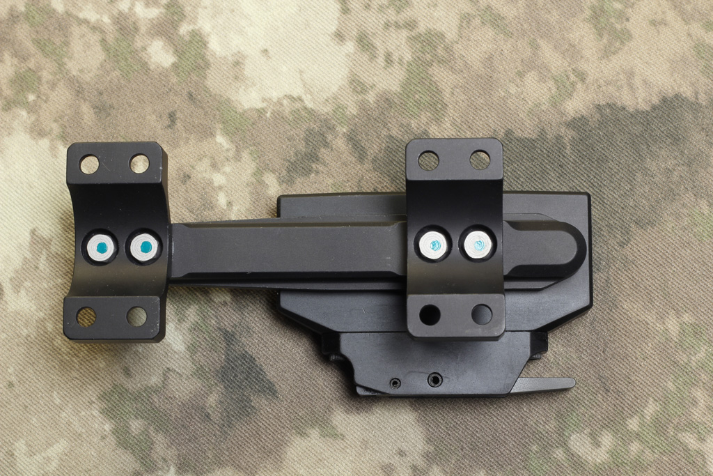 Bobro Picatinny Rail Mount – Ambidextrous, Low-Profile, Black (2.1" Length, 2.1oz)