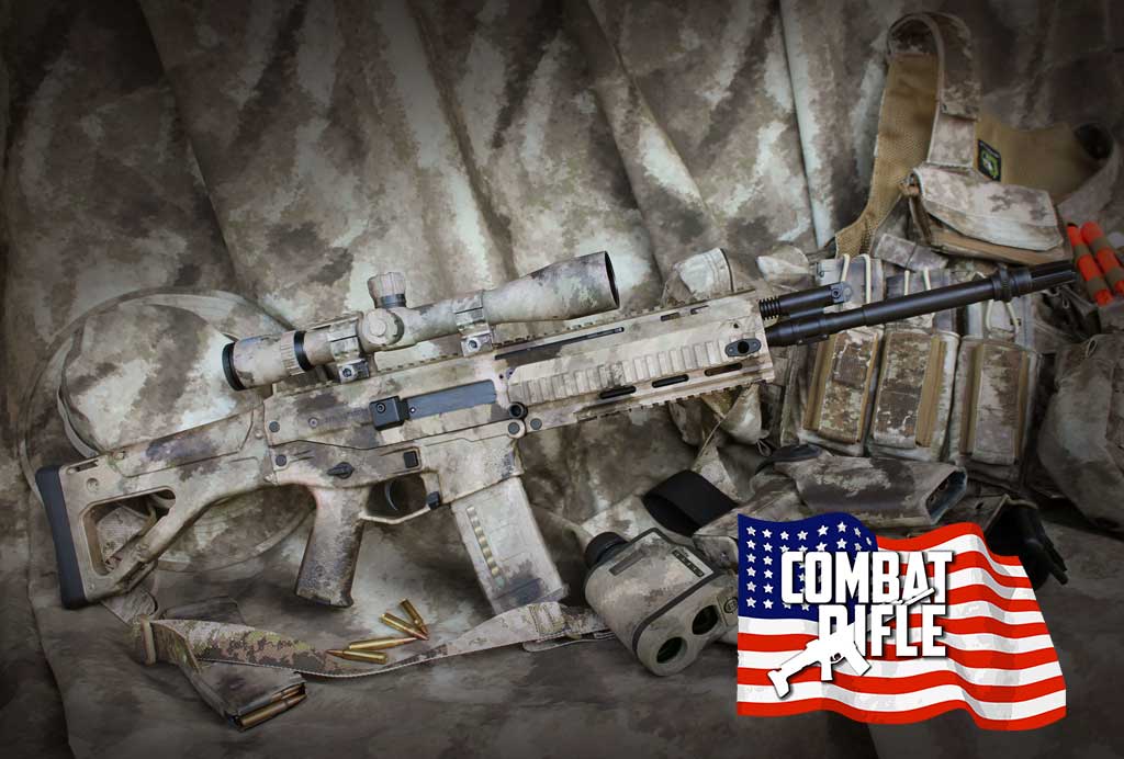 PICTURE OF A REMINGTON ACR with ATACS CAMO