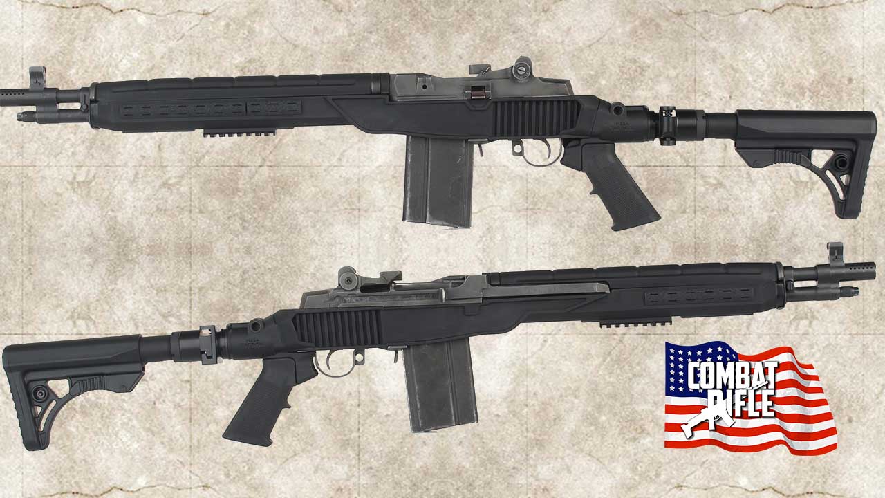 Picture of a Delta 14 Chassis Gen 2 with Folding Stock FS3 M1A M14 Stock